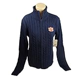 オーバーンタイガース公式NCAAブルーZip UpセーターGraduateセーターby Glitterギアシャツ M ブルー