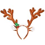 （ビモラ）VIMORA クリスマス ヘッドバンド トナカイ サンタクロース カチューシャ 頭飾り 小物 子供＆大人兼用 アクセサリー