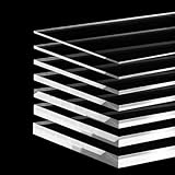 アクリル板 厚さ2mm/4mm/6mm/8mm透明PVC 1枚セット アクリルボード 絵画 DIY装飾 彫刻パッド 30*80cm 厚さ4mm