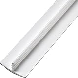 3 /4 " x 12 'プラスチックt-molding、ホワイト