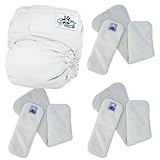 SoftBums Echo Set with 3 new style one-size SUPER Dry Touch Pods (Coconut) by SoftBums