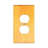 Sierra Lifestyles Traditional Switch Plate, 1 Duplex Unfinished, Cherry by Sierra Lifestyles