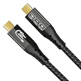 ZIKNYDO USB 4 Thunderbolt 4ケーブル 0.5m、40Gbpsデータ同期、8K/4K 映像出力、240W充電、USB C Thunderboltケーブル。Thunderbolt 5/3、iPhone 16シリーズ、SSD、MacBook、ドッキング、eGPU 対応