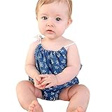 Romper , FEITONG Toddler Baby Girls' Floral Print Short Sleeve Romper Bodysuit Shirt (6 Months) by F