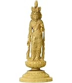 Amazon.co.jp: 極小仏 十一面観音－12.5cm向源寺型（木製：ツゲ 金泥