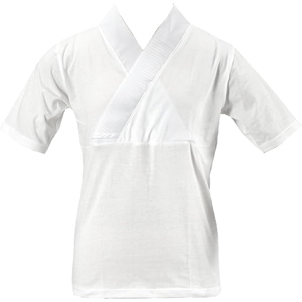 Amazon | 女性夏用 本麻半襦袢 絽の白半衿付着物袖M/L/LLサイズ