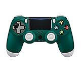 新しいps4コントローラーv2ソリューションps4ワイヤレスbluetoothゲームコントローラー4.0、インジケーターバースノーフレークps4コントローラー アルパイングリーン