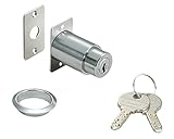 ランプ印ミリオンロック　シリンダープッシュ錠　２４００Ｍ－２５－Ｂ　　スガツネ工業