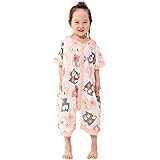 ベビー キッズ スリーパー 寝袋 半袖 パジャマ 100％綿 通気 子供 赤ちゃん プレゼント 出産祝い