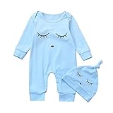 (プタス)Putars ベビー服 子供服 ロンパース 女の子 男の子 パジャマ まつ毛柄 二色 兄弟ペア 新生児 歩行服 出産お祝い 記念日 プレゼント 0-18ヶ月