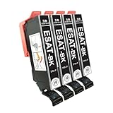 SAT(サツマイモ) 互換インク ブラック SAT-BK×4 合計4本 大容量 残量検知対応 対応機種:EP-815A EP-814A EP-813A EP-812A EP-715A EP-714A EP-713A EP-712A EP-816A EP-716A