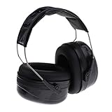 D DOLITY 子供　仕事　勉強　睡眠用　防音イヤーマフ　耳あて　プロテクター　騒音対策　折りたたみ型　全２種 - ブラック