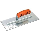 Kraft Tool Co. PL448PF Kraft Tool Carbon Steel Plaster Trowel with ProForm Soft Grip Handle 11-1/2 x