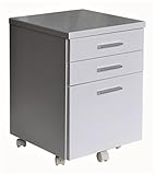 キャスター 付き ワゴン チェスト 3段引き出し（アウトレット・限定品）