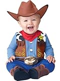 InCharacter Baby Boy's Wee Wrangler Cowboy Costume Tan/Blue Small [並行輸入品]