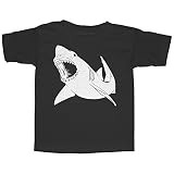 Lost Gods GreatホワイトShark Bite幼児用グラフィックTシャツ カラー: ブラック