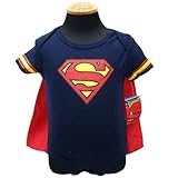 SUPERMAN スーパーマン なりきり ベビー ボディスーツ 6/9ヶ月
