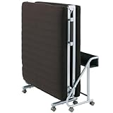 タンスのゲン 折りたたみベッド シングル 宮付き リクライニングベッド Tars タルス ブラウン 27190292BR