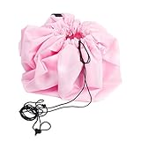 NUOLUX Toy Storage Bag Toys Organizer Playmat (Pink) [並行輸入品]