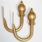 Radiance 1540139 Classic Curtain Holdback, Aged Coffee Finish