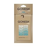GONESH(ガーネッシュ)ハンギングエアフレッシュナー(吊り下げ型芳香剤)レイン(オーシャン系の香り)1枚