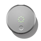 August Smart Lock – Keyless Home Entry with yourスマートフォン、シルバー