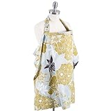 Bebe au lait　ベベオレ　イラスト説明付き　母乳パッド付授乳カバー　アスコット