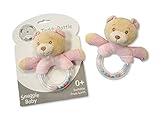 Baby Rattle Soft Toy Gift (Pink) by nursery