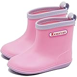 GudeHome 子供用 レインブーツ 女の子 レインシューズ キッズ 雨靴 可愛い長靴 軽量 安全 乳児 幼児 小学生