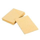 5本ユニバーサルはんだ補充用スポンジパッドはんだこてチップクリーナーイエロークリーニングスポンジ5x3.5cm
