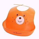 ミキハウス ホットビスケッツ(MIKIHOUSE HOT BISCUITS) お顔がドン☆ランチスタイ 70-2944-789 オレンジ