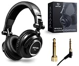 【初心者DJの最適解】 REFION RF-01 DJヘッドホン 有線ヘッドホン headphones オーバーイヤー 【日本ブランド】