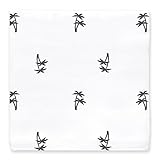 Amazing Baby Cotton Muslin Swaddle Blanket Palm Trees Black [並行輸入品]