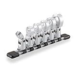 トネ(TONE) フレックスクロウフットレンチセット(ホルダー付) HSCF306F 差込角9.5mm 内容6点