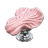 Baosity キャベツ型　セラミック　ドアノブ　キャビネット　引き出し　ドレッサー　戸棚　プルハンドル　部屋　家具　装飾　多色選べる - ピンク