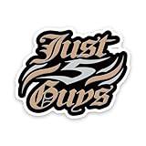 [新日本プロレス]ユニットロゴ Just 5 Guys 車マグネットステッカー 147mm×117mm ダイカット J5G