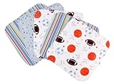 Trend Lab 5 Count Wash Cloth Set, Little MVP by Trend Lab