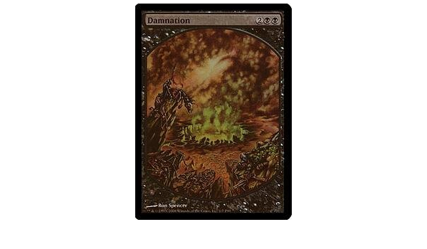 Amazon マジックザギャザリング Mtg 黒 英語版 滅び Damnation P08 1 プロモ Foil トレカ 通販
