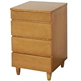 ライフスタイリングショップ チェスト 木製 幅45.5×奥行45cm 天然木 ライトブラウン DL-565LB