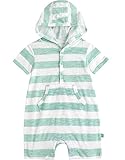 [Vaenait Baby]100%綿ベビー服ロンパース肌着ボディスーツカバーオールフード付きSlab Mint S