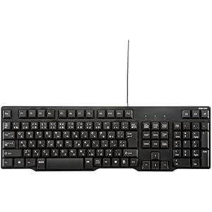 サンワサプライ 有線USBキーボード 標準日本語配列 メンブレン ブラック SKB-L1UBK