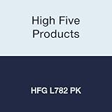 High Five Products Inc HFG L782 PK Latex Gloves Medium Natural 100/Pack 3 Height 5 width 9.25 Length