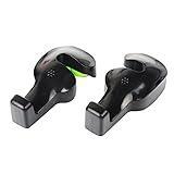 カーシートバックヘッドレストフック、Fits forハンガーショッピングバッグ/財布/布/ Grocery、ブラック、2のセット