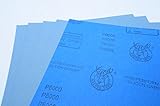 金属磨き/印材研磨/紙ヤスリ　耐水ペーパー5枚入り＃8000