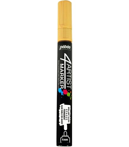Amazon | 三菱鉛筆 ペイントマーカー 中字 金 PX20.25 | 油性 | 文房具