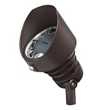 Kichler Lighting 16014BBR30 Landscape Cast Brass 12V/21-watt 8-Diode LED 60-Degree Adjustable Flood 