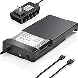 HDDドッキングステーション USB 3.0 SATA HDDドッキングステーション 2.5インチおよび3.5インチSATA HDD/SSD用 5Gbpsハードドライブアダプター UASP対応