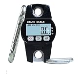 ポータブル電子スケール150KGスプリング機械スケールは、農場ハンチングベルトに適用されます精密センサークレーンスケール,Black,200Kg