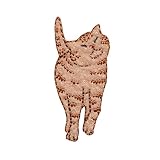 KIYOHARA クラフトギャラリー 気ままなポーズの猫ワッペン 縦42mm×横26mm WNK-02