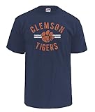 NCAA Clemson Tigers Pro重量カレッジロゴ半袖グラフィックTシャツ XL ホワイト